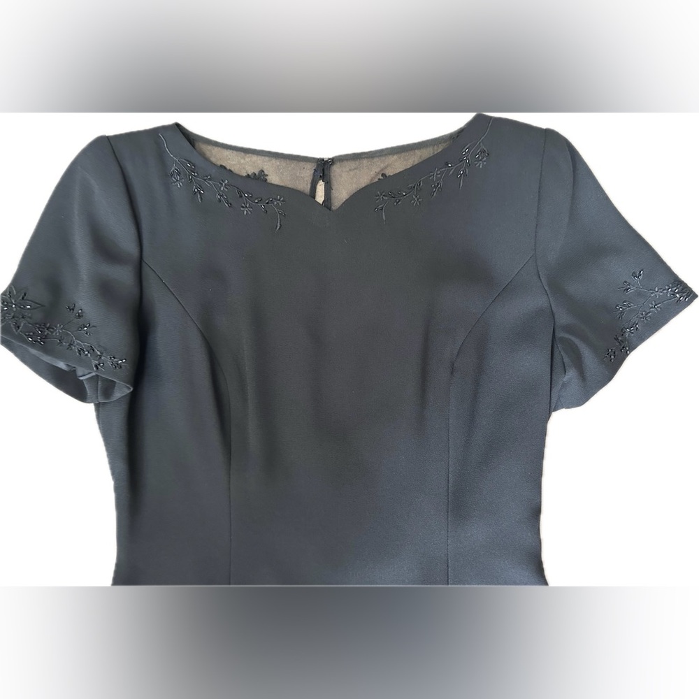 Maggy London Button Down Beaded Dress - Picture 2 of 6
